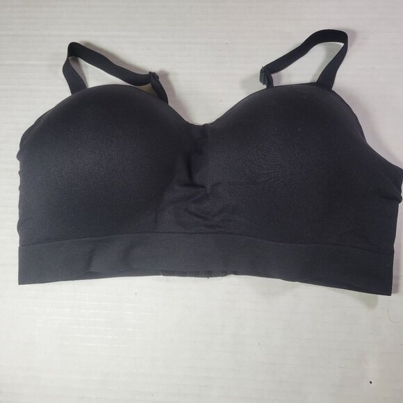 Truekind Black Supportive Comfort Wireless Shaping Bra Size 2X - Picture 1 of 3